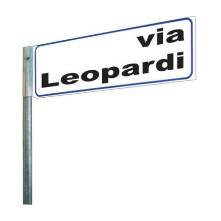 Targa in alluminio Mod. A