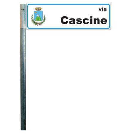 Targa in alluminio Mod. B