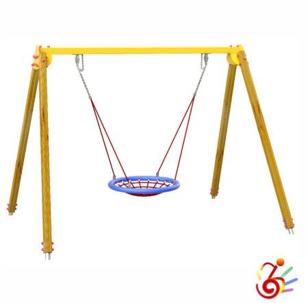 Carol trave in acciaio n.1 sedile cesto inclusivo