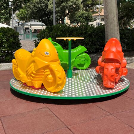 Giostra circolare sagome 3D 'MOTO'