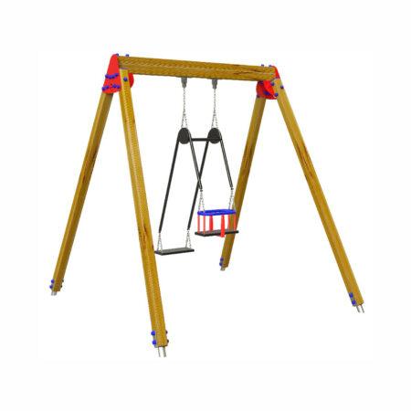 Padre e figlio n.1 sedile piano + n.1 sedile a gabbia