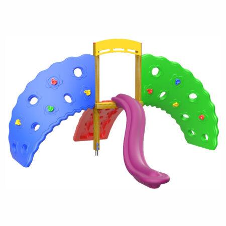Scivolo lingua con doppia parete climbing
