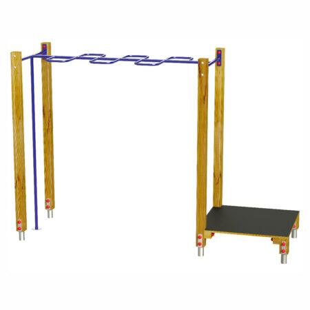 Passaggio in sospensione con pedana