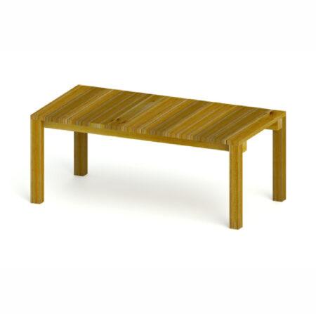 Piattaforma rialzata rettangolare