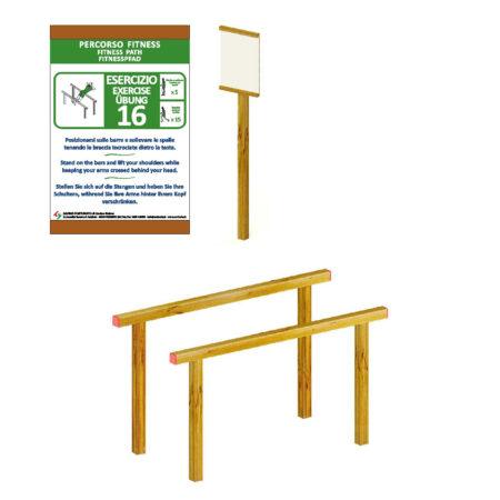 Tabella + Attrezzo 10 "Travi diverse altezze"