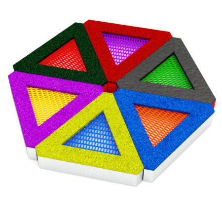 Triangle Composition - Colorful