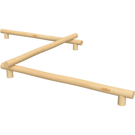 Asse di equilibrio triplo in robinia