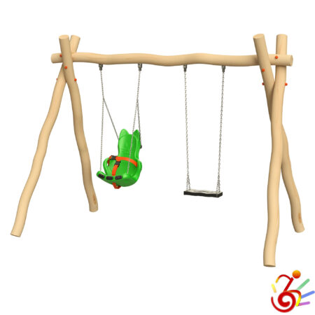 Cat in robinia n.1 sedile piano + n.1 sedile speciale inclusivo