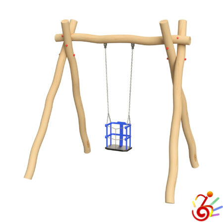 Dora in robinia n.1 sedile speciale con catene