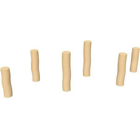 Ostacoli verticali in robinia