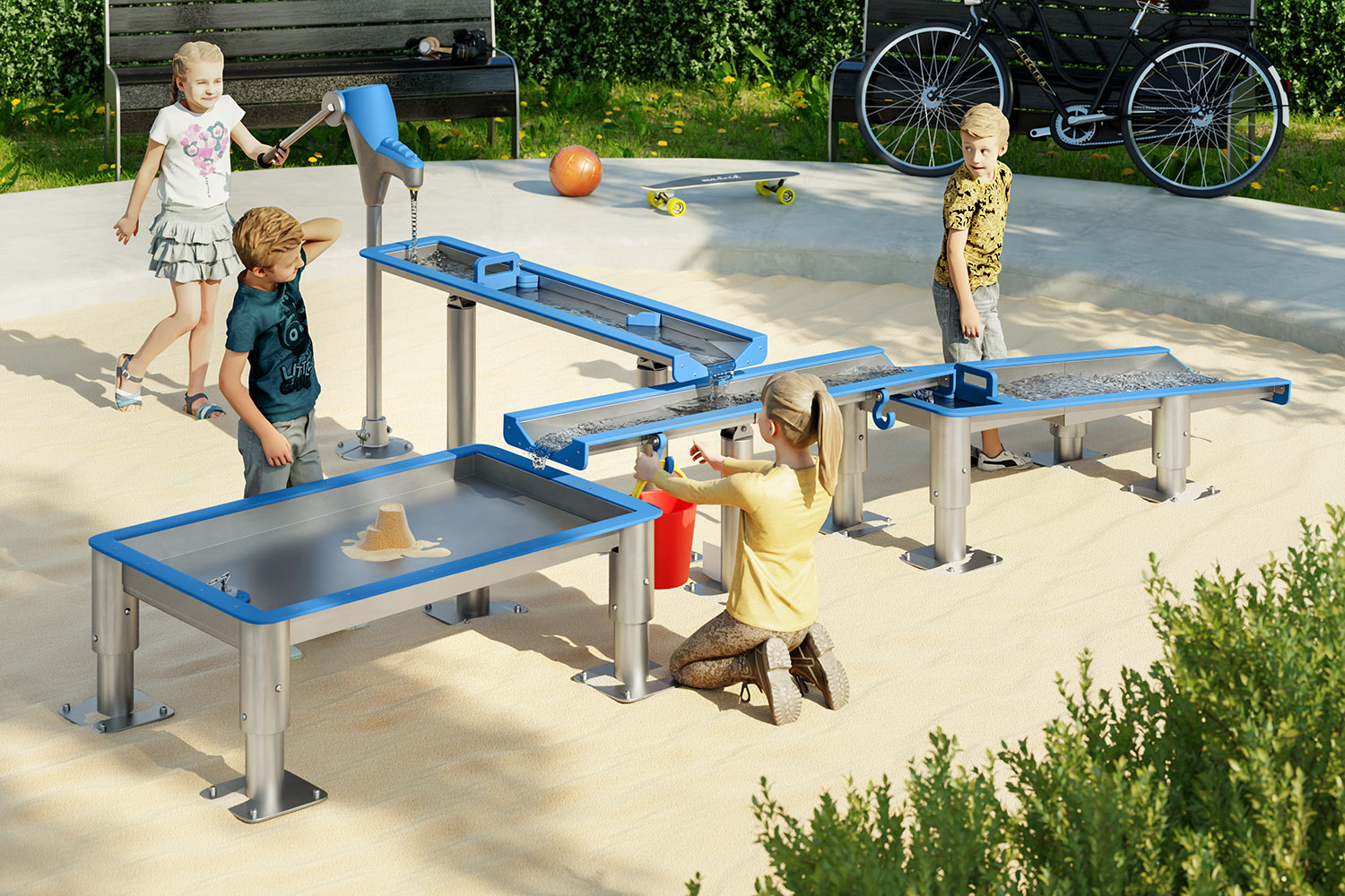 Giochi per parchi - Acqua e sabbia