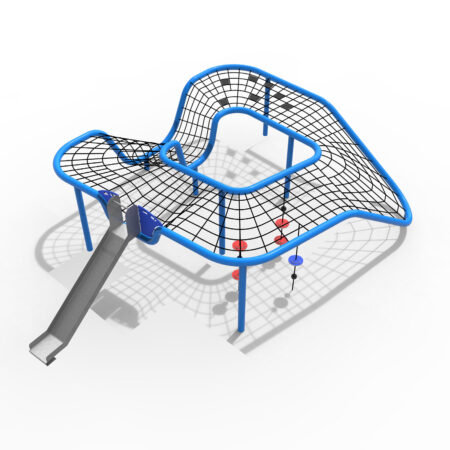 Collina quadra con scivolo