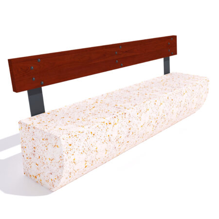 Anita con schienale in legno