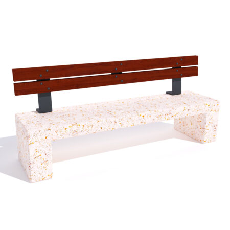 Chiara con schienale in legno