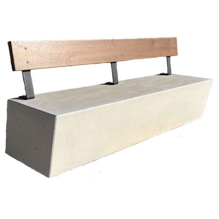 Mirta con schienale in legno