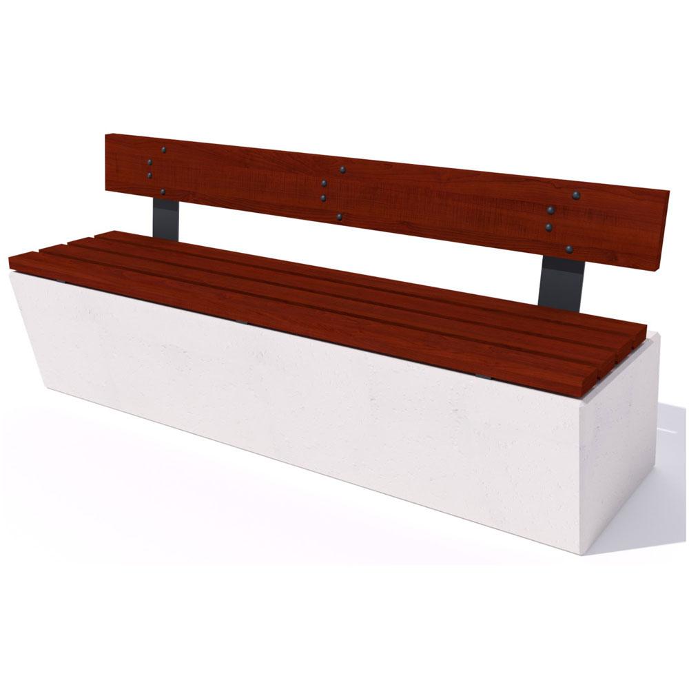 Panchine cemento e legno - Savino Fortunato