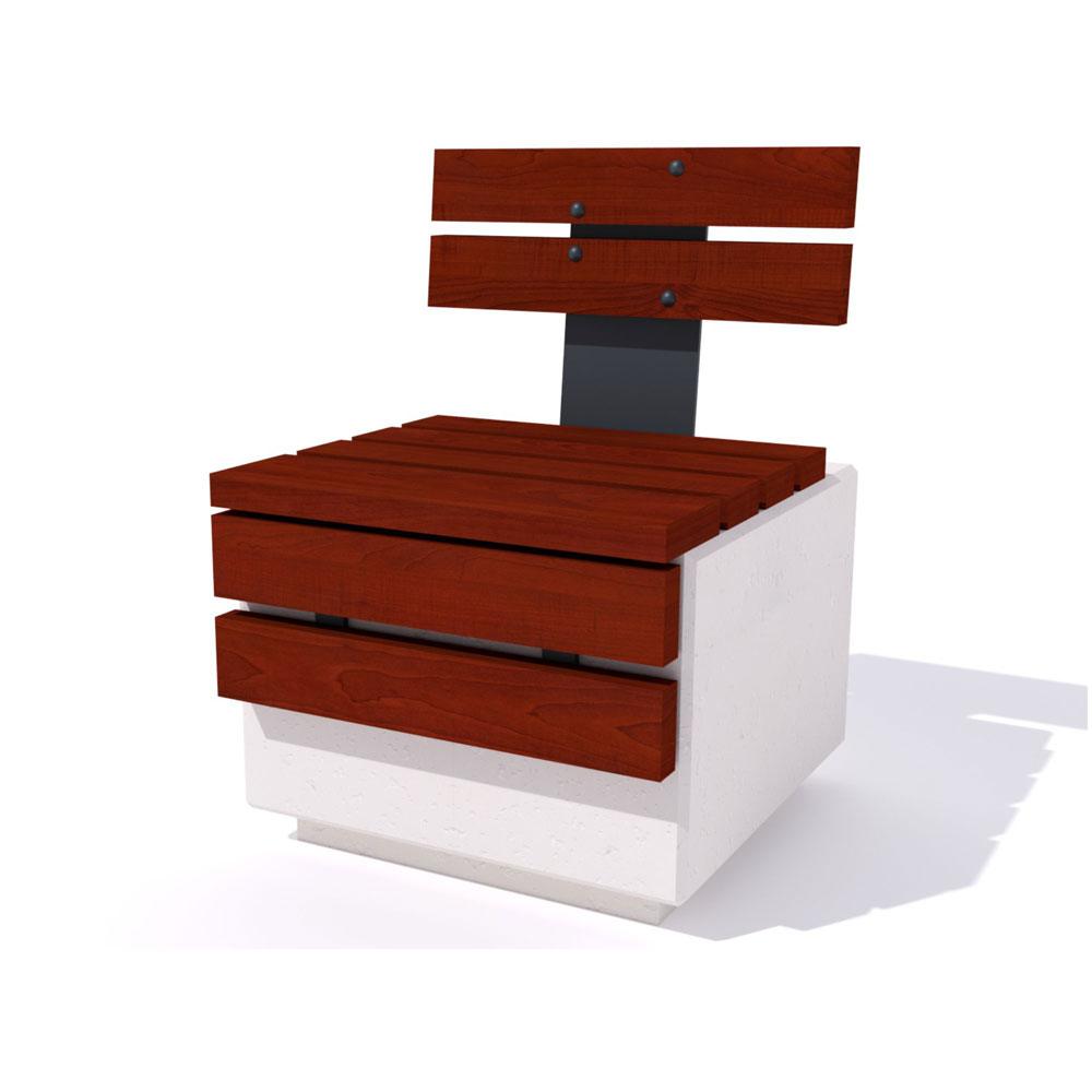 Sedute cemento e legno - Savino Fortunato