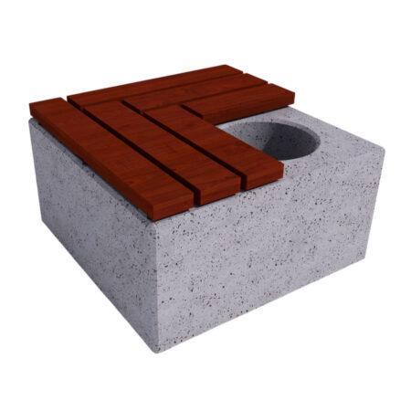 Belen con seduta in legno