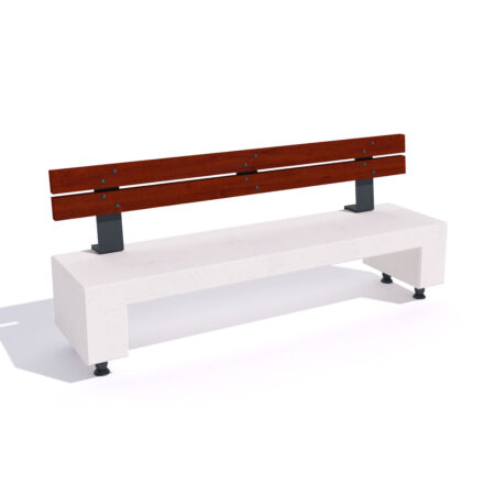 Vanda con schienale in legno