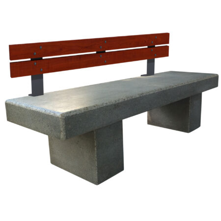 Nives con schienale in legno