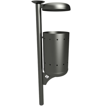 Antico singolo con coperchio e posacenere